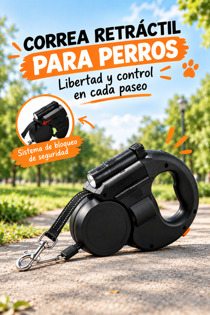 Correa para perros doble