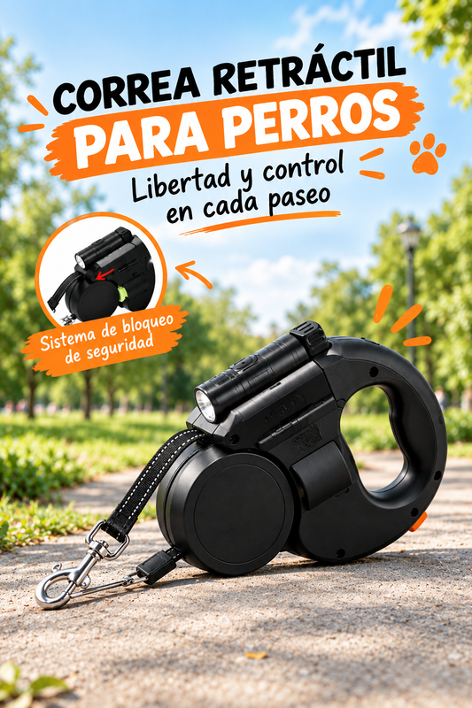 Correa para perros doble